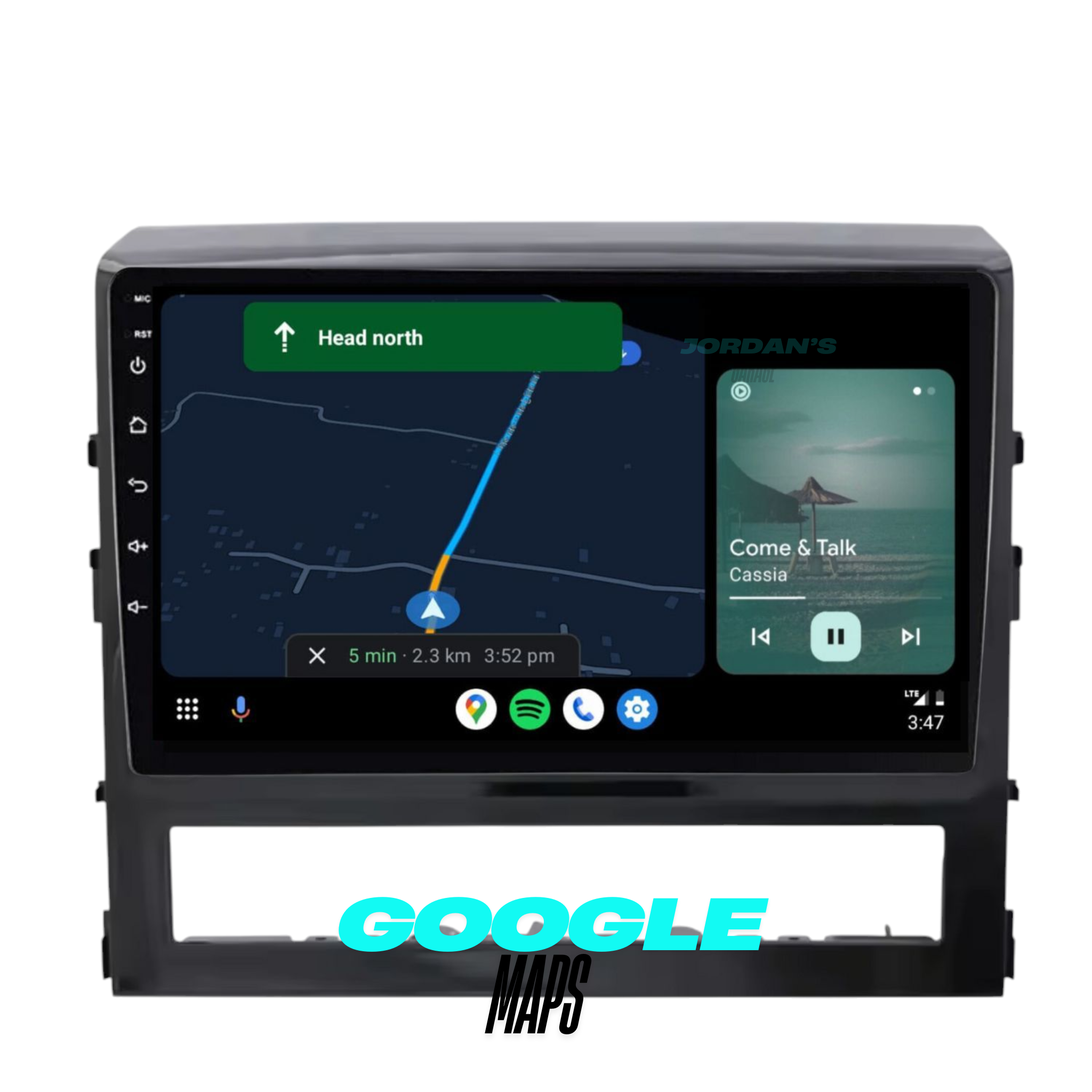 Toyota Landcruiser 200 Series GXL (2016-2020) Plug & Play Head Unit Upgrade Kit: with Wireless & Wired Apple CarPlay & Android Auto