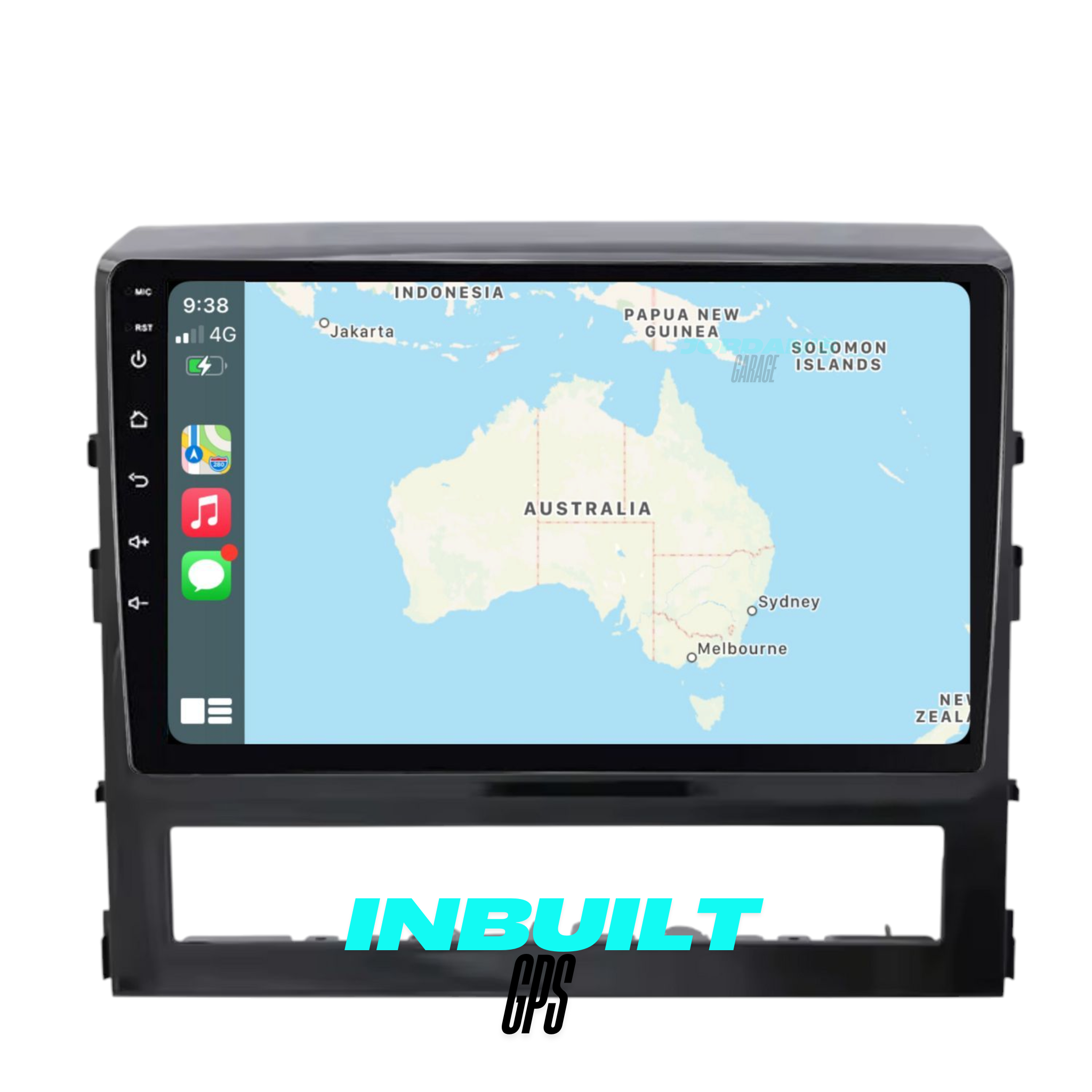Toyota Landcruiser 200 Series GXL (2016-2020) Plug & Play Head Unit Upgrade Kit: with Wireless & Wired Apple CarPlay & Android Auto