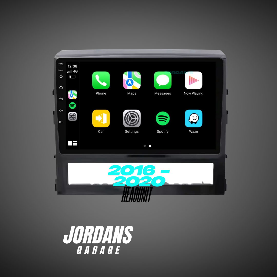 Toyota Landcruiser 200 Series GXL (2016-2020) Plug & Play Head Unit Upgrade Kit: with Wireless & Wired Apple CarPlay & Android Auto