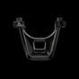 300 SERIES STEERING WHEEL LOWER INSERT - GLOSS BLACK
