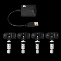 TPMS USB Tire Pressure Monitor System (4 internal sensors) for Android head units