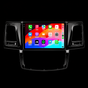 Apple Carplay Head Unit suitable for use with Toyota Hilux N70 2005-2015 FITS ALL MODELS DIAL & CLIMATE ADAPTERS INCLUDED