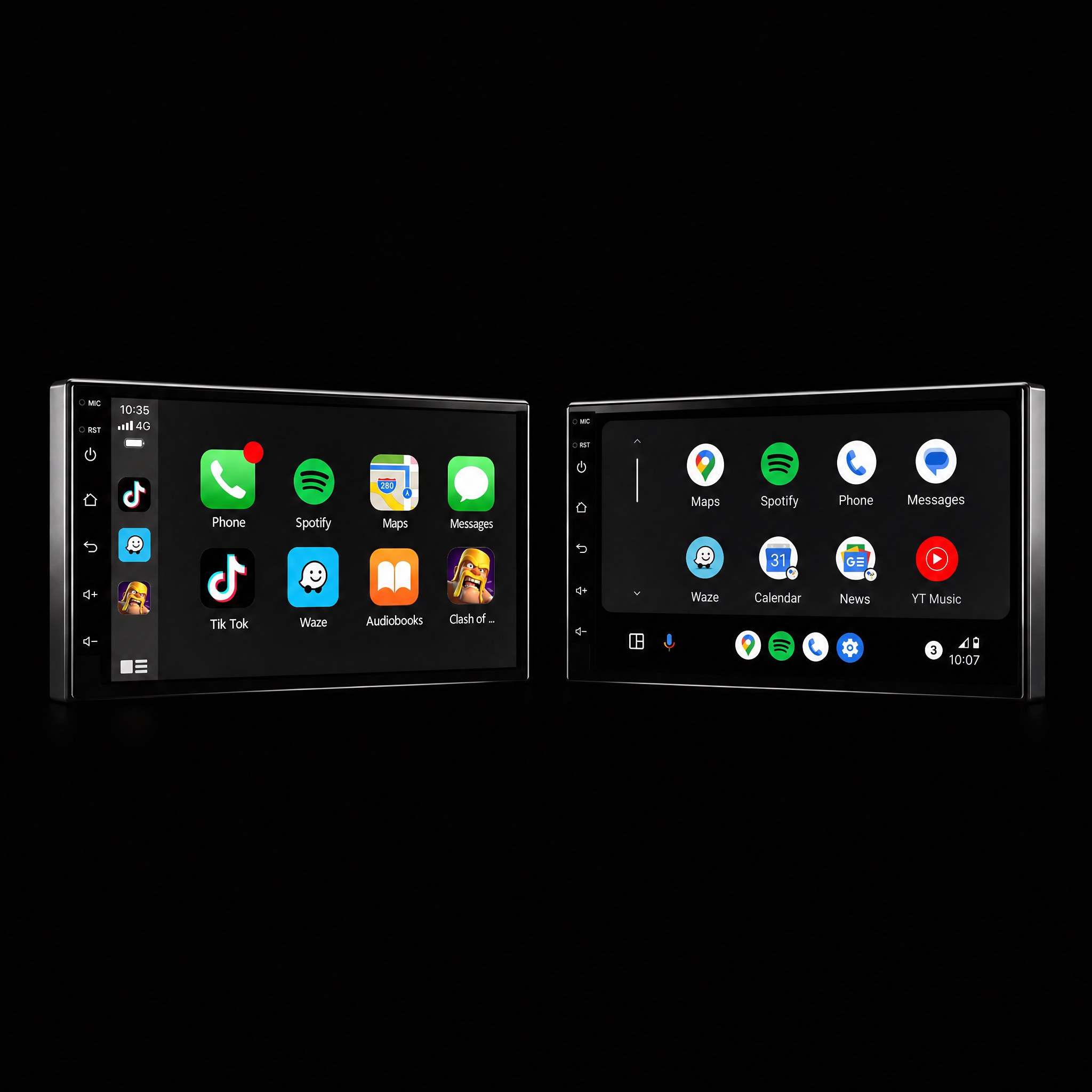 Toyota LandCruiser 70 / 73 / 75 / 78 / 79 Series (1983 - 2006) 7" Wireless Android 15 Head Unit for Apple CarPlay / Android Auto